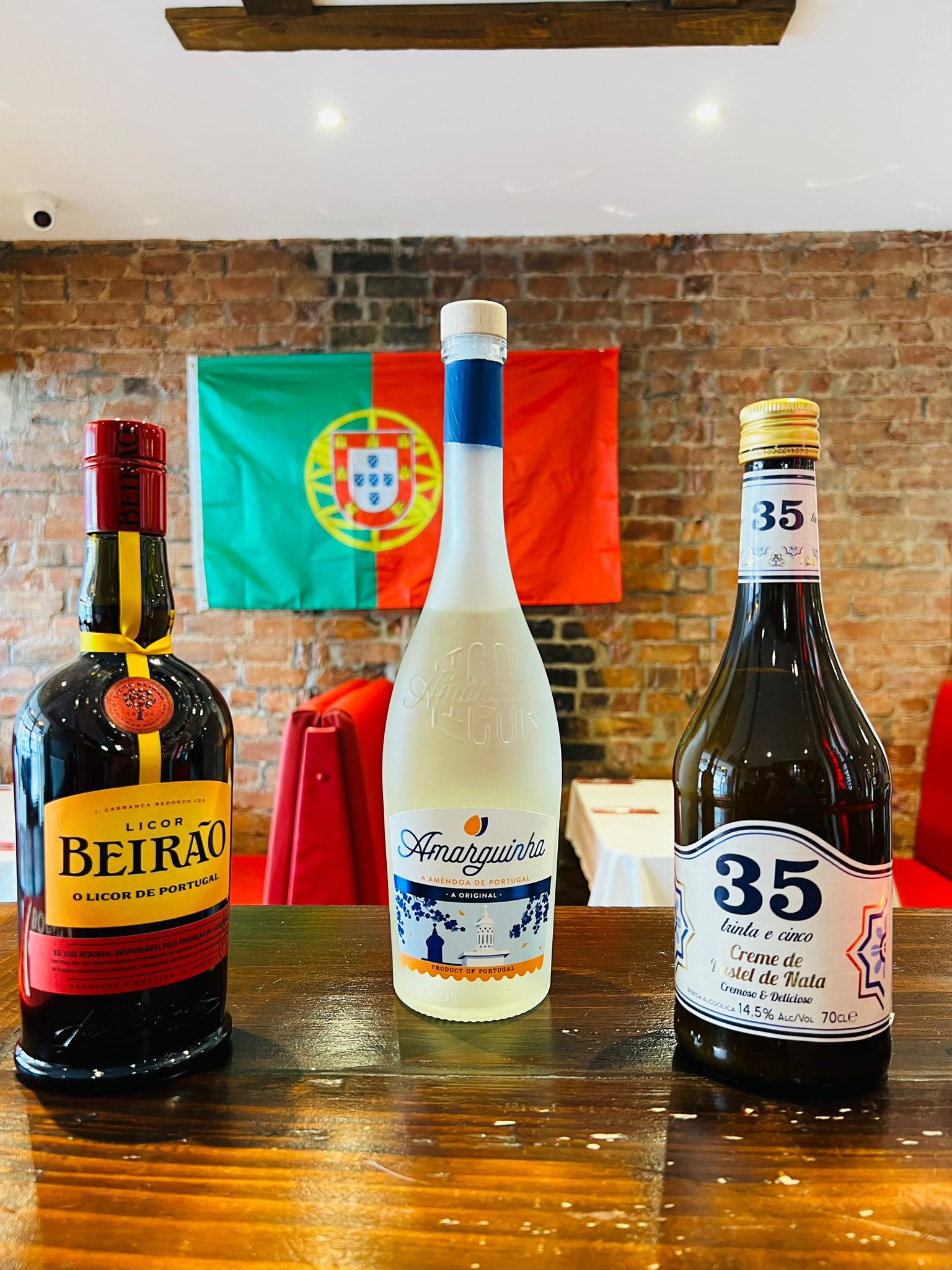 Portuguese liqueurs selection