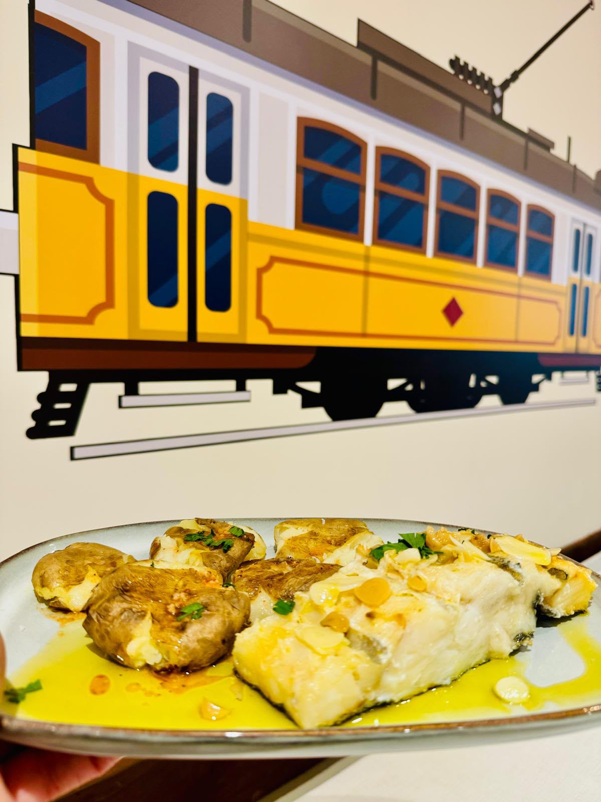 Salt cod with potatoes